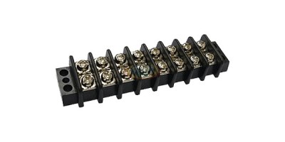 20A 美式端子台，11mm pitch，柵欄式雙排端子台