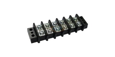 30A 美式端子台，14mm pitch，柵欄式雙排端子台