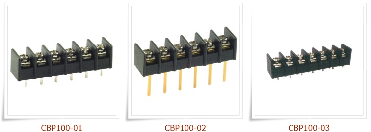 CBP100 柵欄式接線端子台,PCB端子台