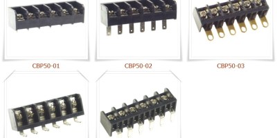 CBP50 後擋板柵欄式接線端子台,PCB端子台