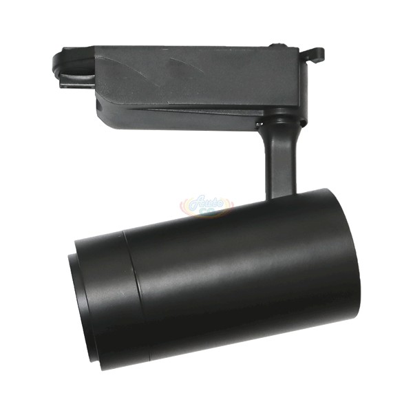 18W COB LED軌道投射燈，可調焦距，LED軌道燈(黑)