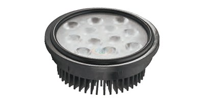 15W AR111 LED投射燈(12珠)，LED燈泡(黑)